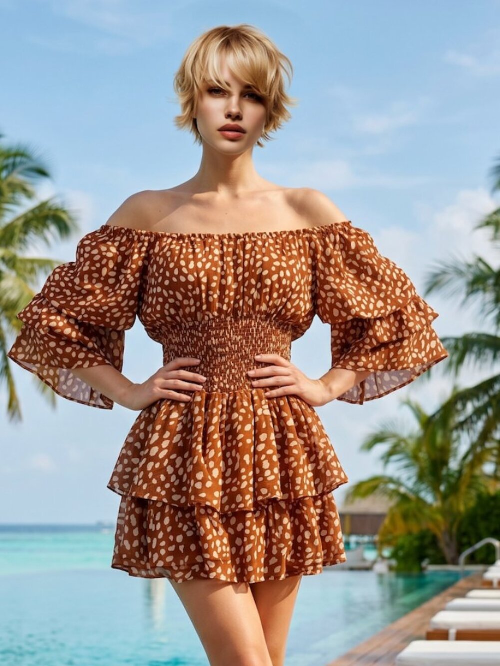 Forever 21 Polka Dot Mini Dress Deadstock